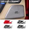 Autocolant Stil Auto Emblema Autocolant Insignă Audio Difuzor Interior Pentru Ford Focus 3 2015-2018 Kuga 2016-2019 Escape C-MAX Ecosport