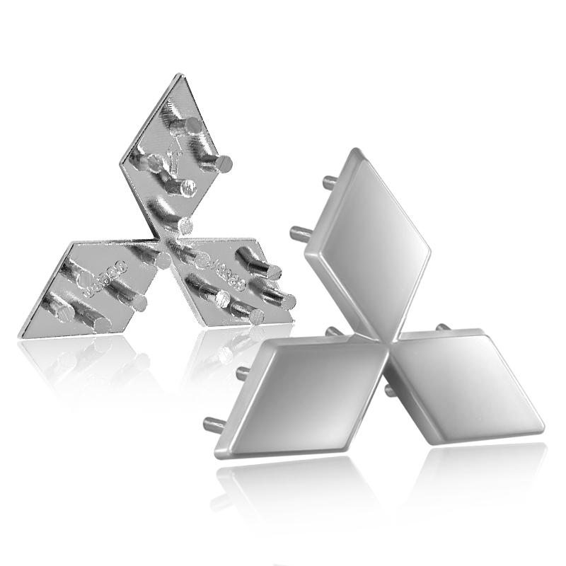 1 pezzo Emblema ABS per auto, stemma anteriore per cofano, adesivo per bagagliaio posteriore per Mitsubishi Pajero Outlander XL Montero Lancer Triton l200 Galant