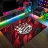 Bayern Munich Design Crystal Velvet Carpet Cozy Non?Slip Printed Rug For Bedroom Living Room Entrance