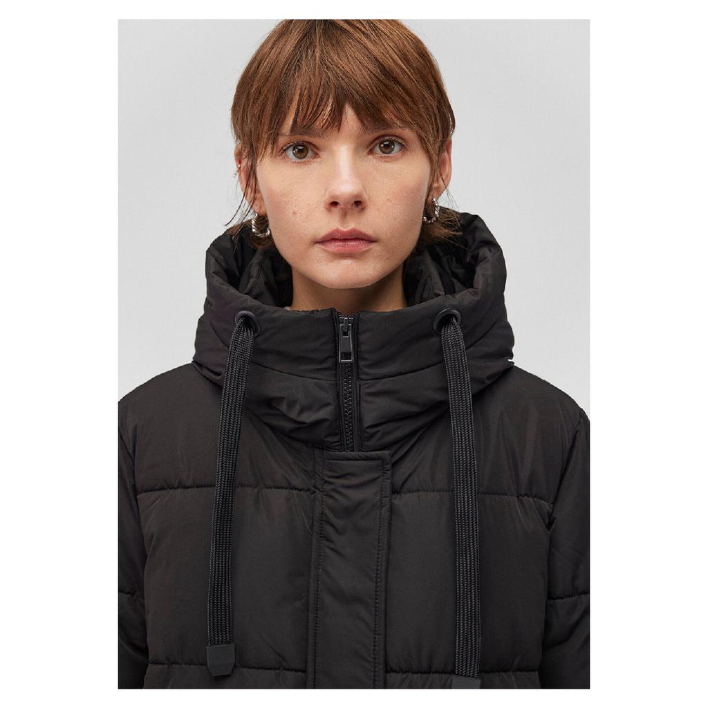 Hooded Beige Puffer Jacket 1110150-70144