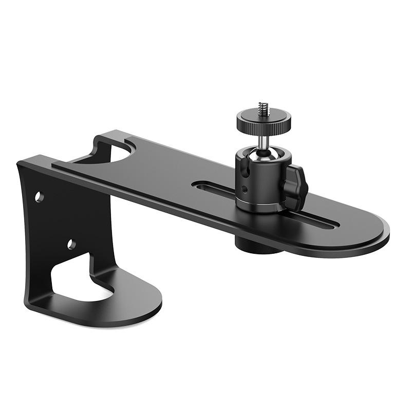 Telescopic Metal Projector Wall Mount, Stable & Adjustable Pan/Tilt, Ideal for Home Bedside.