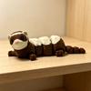 3D Printed Articulated Ferret Toy, Flexible Jointed Fidget Animal Figurine, Cute PLA Desktop Ornament & Car Decor, Stress Relief Kids Gift