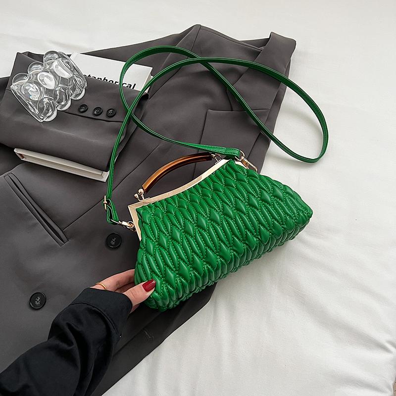 

Маленькие сумки через плечо из искусственной кожи с короткой ручкой для женщин, модная женская сумка-тоут 2024, женские сумки и кошельки зелёный