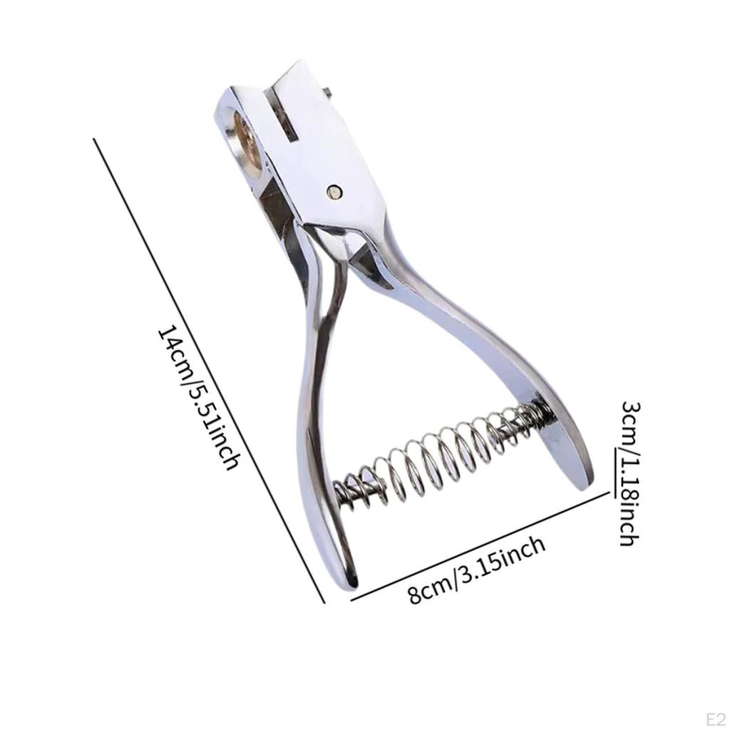 Handheld Metal Hole Puncher, Perforator, Single Paper Punch for Cardboard Scrapbooking