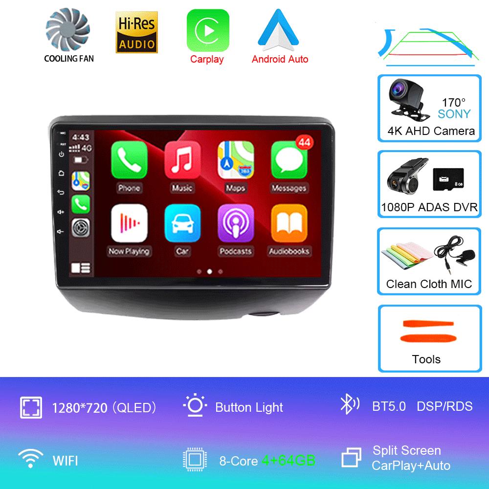 Android 14 Car Radio Multimedia For Toyota Vitz XP10 Yaris Platz Echo 1999-2005 Stereo Auto Carplay Autoradio GPS Navigation DSP
