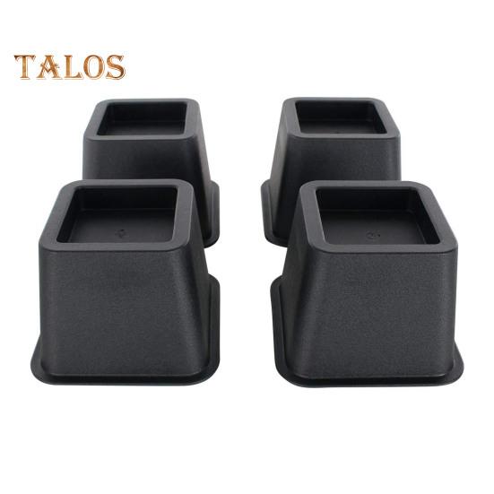 4/6Pcs Heavy-Duty Bed Chair Risers Furniture Feet Mats Non-Slip Wear Resistant Easy To Install Sofa Couch Raisers Stand