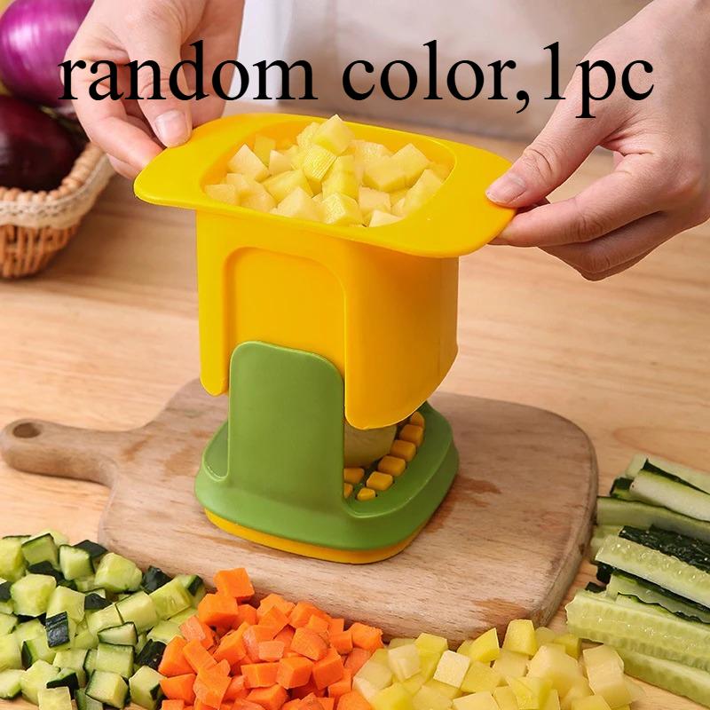 Multifunctional Vegetable Chopper Onion Dicing Artifact French Fries Slicer Kitchen Gadget Cucumber Potato Slicer Kitchen Tools