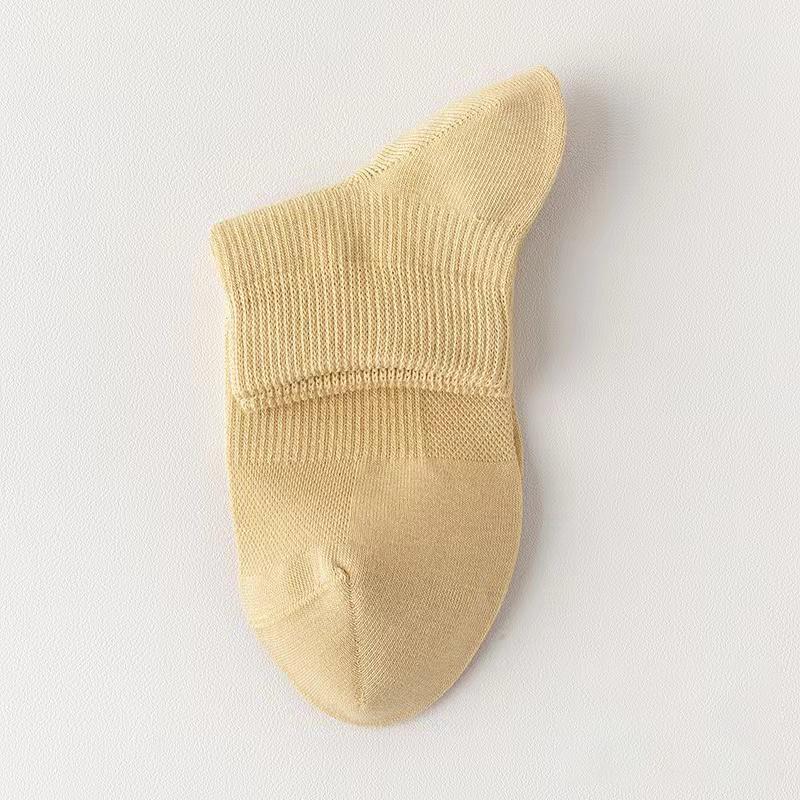 Damen Socken 95% Baumwolle Neu Hohe Qualität Frühling Sommer Baumwolle Atmungsaktives Netz Einfarbig Kurz Candy Antibakteriell Deodorant