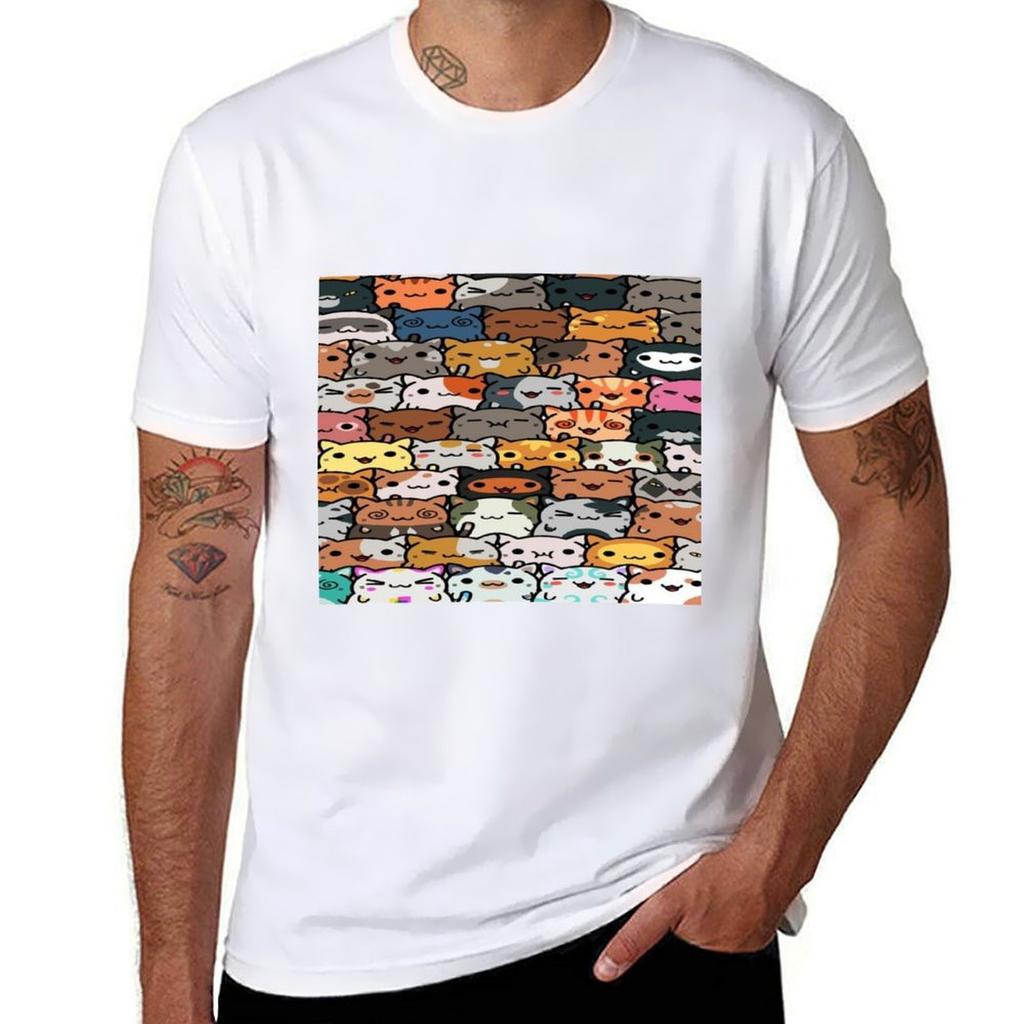 Many Cats TShirt Casual Everyday Wear TShirt
