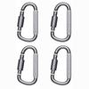 4-6Pcs Carabiner Set For Key Camping Survival Edc Outdoor Keychain Clip Alloy Aluminum Tactical Caribiner Hook Karabiners Set