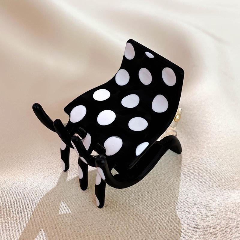 

Colorful Mini Acetate Hair Clip - Handmade Girly Circle Claw