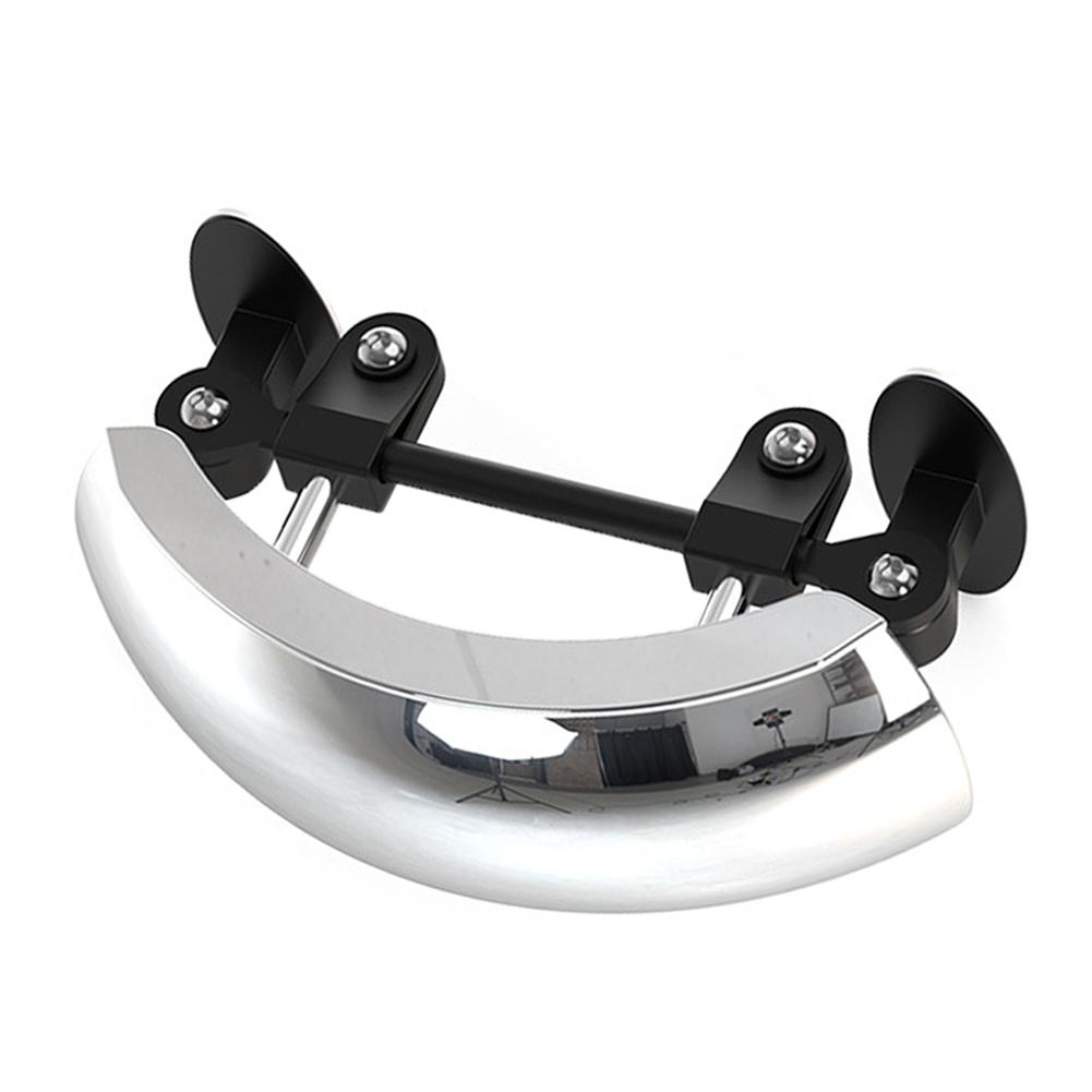 Motorcycle Windshield 180° Wide Angle Rearview Mirror Panoramic Visibility Street Bike Windscreen Lens Electric Bike Accessory