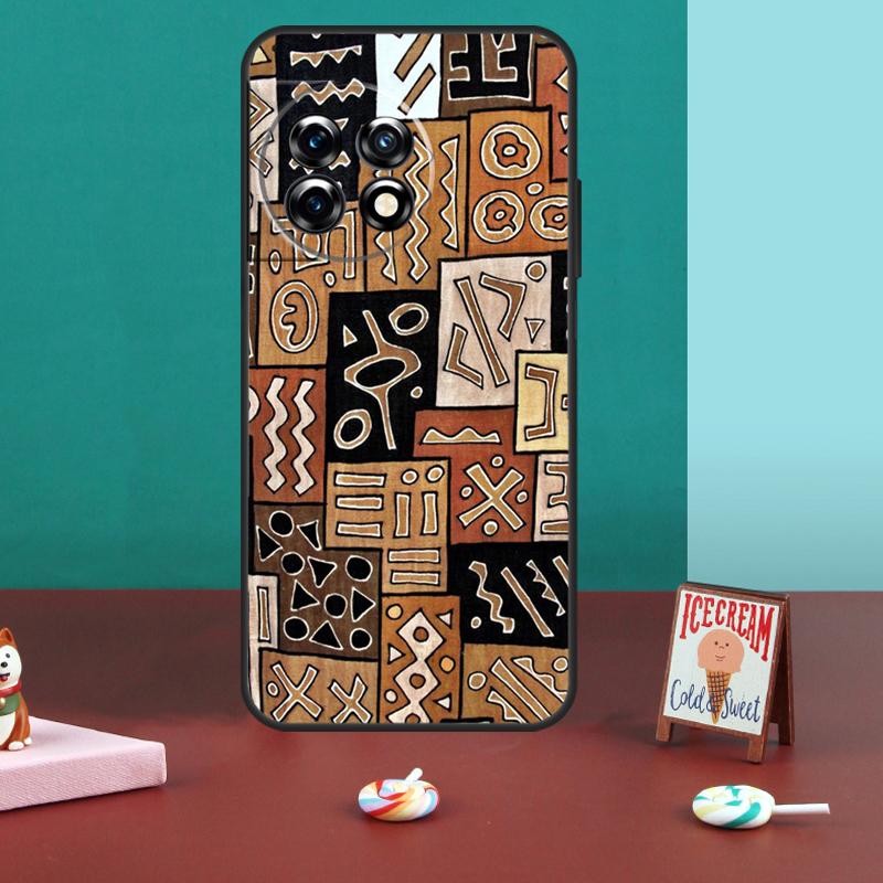 

African Wax Print For OnePlus 15 13 12 11 10 13T 10T 10R 12R 13R Case For OnePlus Nord 5 CE 3 2 4 Lite N20 N30 OnePlus 13R