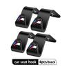 Car Rear Seat Hanging Holder Organizer Back Seat Headrest Hook For BMW Performance M E87 E30 E46 E28 F35 G20 E93 F20 X3 X NTP2