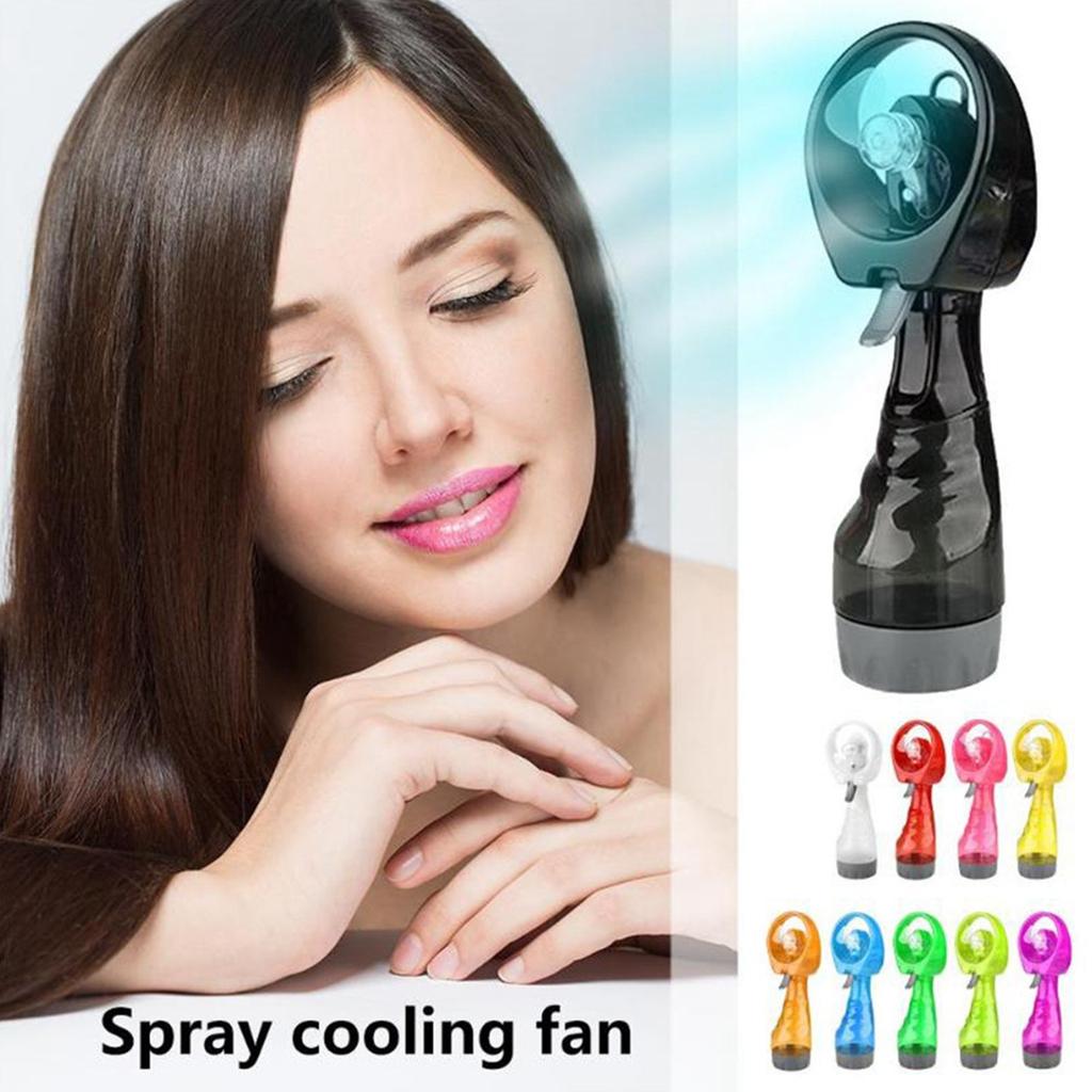 Convenient Mist Fan Handheld Fan Battery Powered Outdoor Fan Beach Fan Summer Fan
