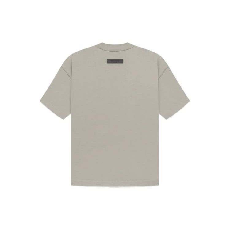 Fear Of God Essentials Essential Tee With Brand Logo Print Women Tops Seal-Grey FOG-SS23-105
