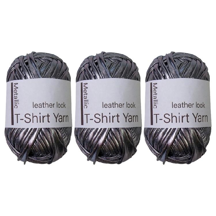 3 Rolls Metallic Polyester Cord 32.8Yard Each Knitting Thread Yarn For Handmade Bag Purses Wallets Braiding Stitching