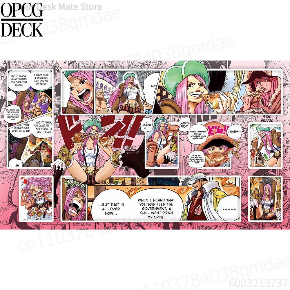 ONE PIECE OPCG Playmat CARD GAME Playmat Jewelry Bonney Anime Playmat High-quality Card Game Mat Holiday Gifts