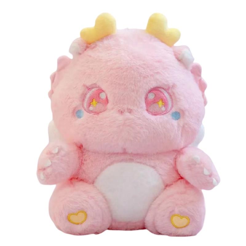 Cute Cartoon Dragon Plush Toy For Girls Lovely Birthday Gift For Zodiac Dragon Year Stuffed Animal Dragon Doll Characters)