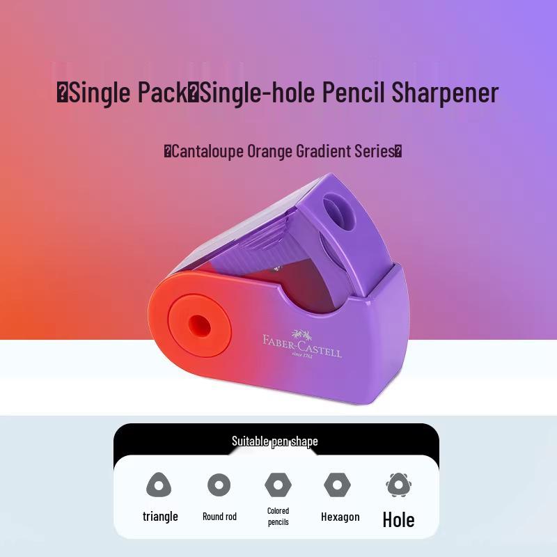 Faber-Castell Mini Hand-Anspitzer für Kinder - Tragbar und Einfach für den Schulgebrauch