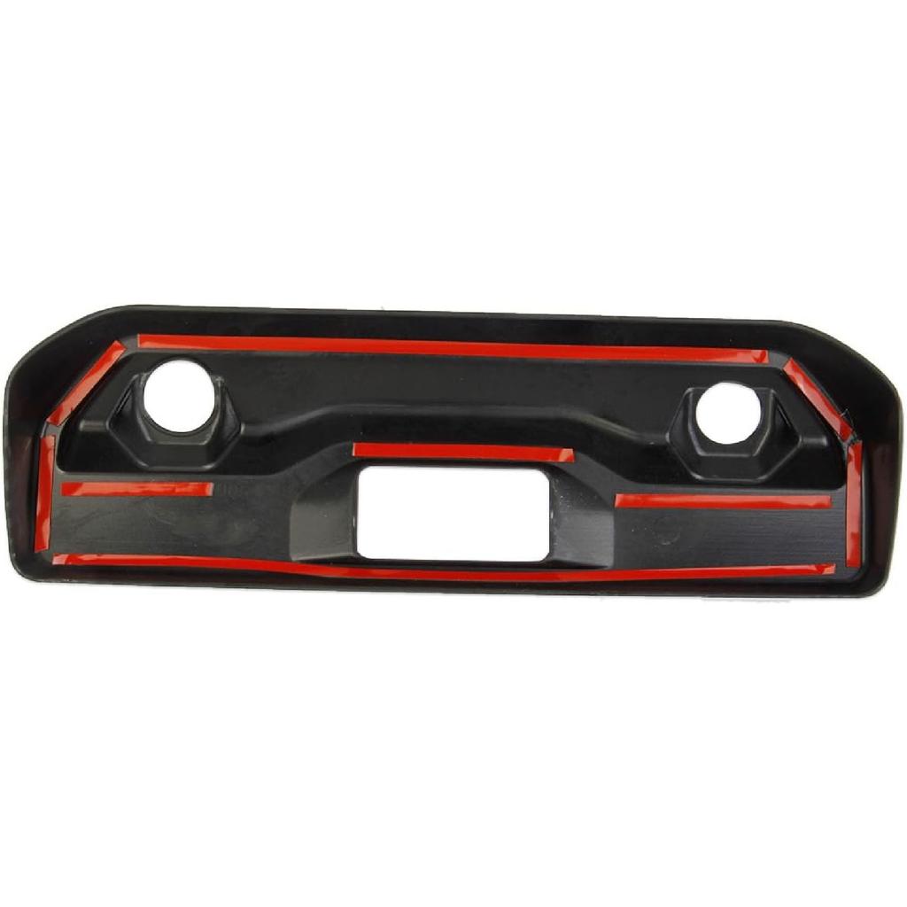 Carbon Fiber Trunk Rear Door Handle Trim Cover for 2019-2026 GMC Sierra/Chevy Silverado 1500 2500 3500HD (Type 2)