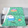 Molang Lustige Cartoon-Decken Qualität Warm Weich Überwurfdecke Herbst Kinder Couch Sessel Sofa Bett Flauschige Tagesdecke