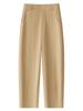 Women's Khaki High-End Drapey Casual Harem Pants - Summer 2025 Collection Thin Suit Carrot Style