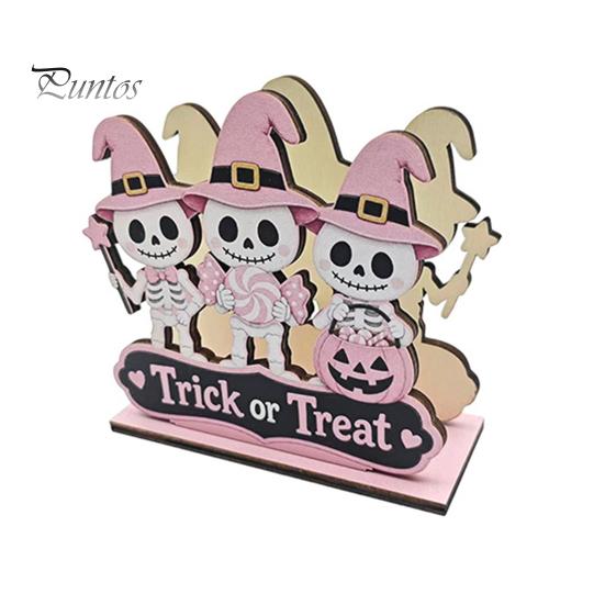 Stable Wooden Napkin Stand Halloween Holder, Cute Pastel Pumpkin Ghost Black Cat Tabletop Tissue Dispenser, Storage for Waterproof Decorative Kitchen