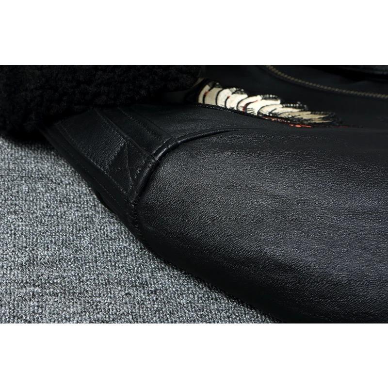 Veste Cuir Matelassée Homme - Style Motard, Doublure Satin, Fabrication Artisanale Inde