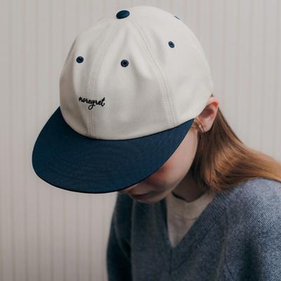 Noregret Embroidery Cap 01_Navy