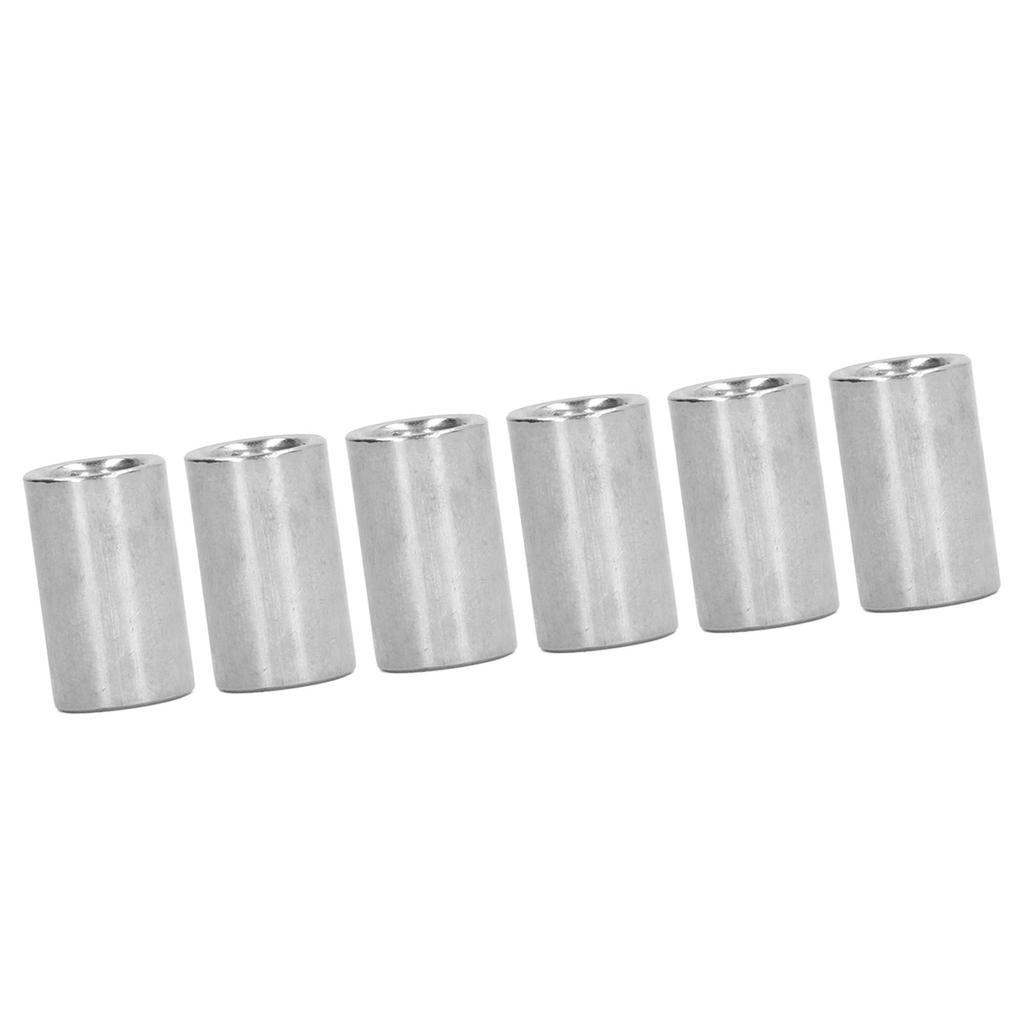 20Pcs Coupling Nut Stainless Steel M8 Round Rod Connector Nut Female Thread for Connection