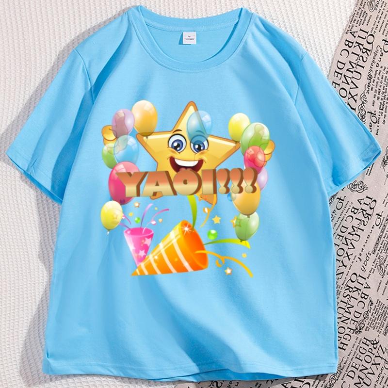 

Pastel Yaoi Aesthetic T Shirt Casual Cotton Short Sleeve Round Neck Tees Soft Kawaii Graphic Tees Loose Printed Breathable Tees 4XL