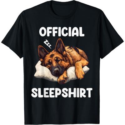 Official German Shepherd Sleepshirt Dog Lover Pajamas T-Shirt