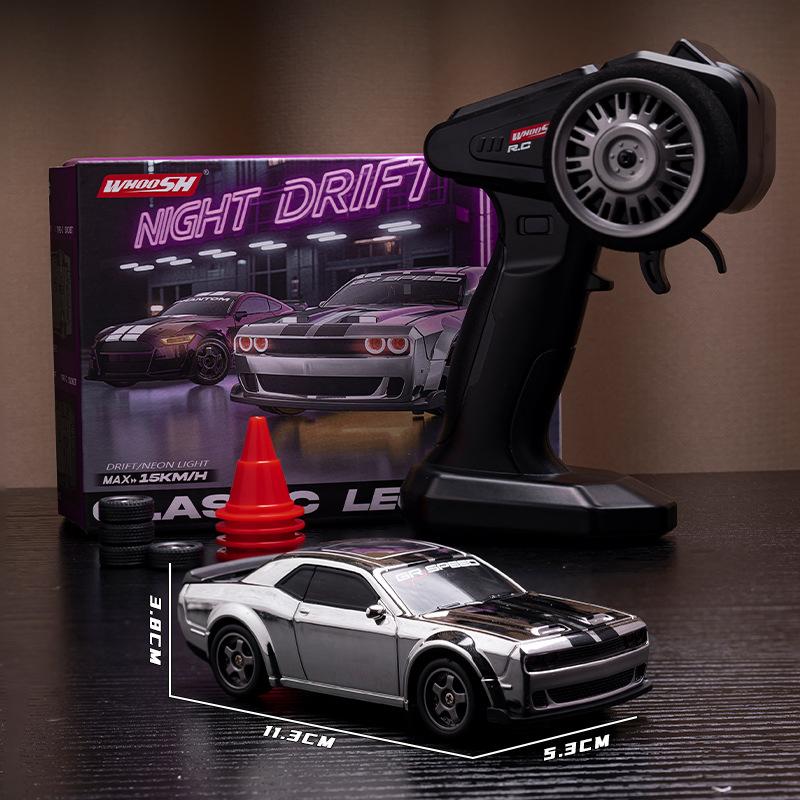 New Wennan Wind 1/43 Wild Horse Daoqi Rc Mini Drift Remote Control Car High Speed Racing Full Scale Gyroscope Remote Control Toy