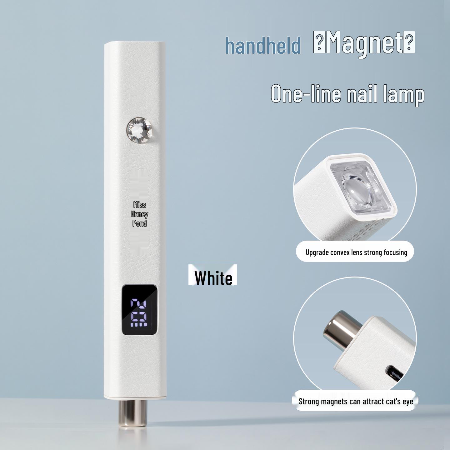 

Portable Magnetic Nail Art Lamp: Compact, Fast-Drying, Hand-Safe, Ideal for Salons