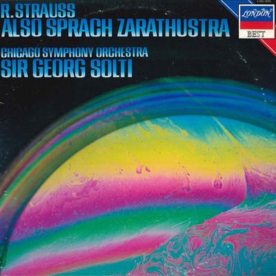 LP deska SIR GEORG SOLTI, CHICAGSKÝ SYMFONICKÝ ORCHESTR - Richard Strauss: Také Aprach Zarath L25C3015 LONDON 1983 Japonsko Obi Klasické Použité