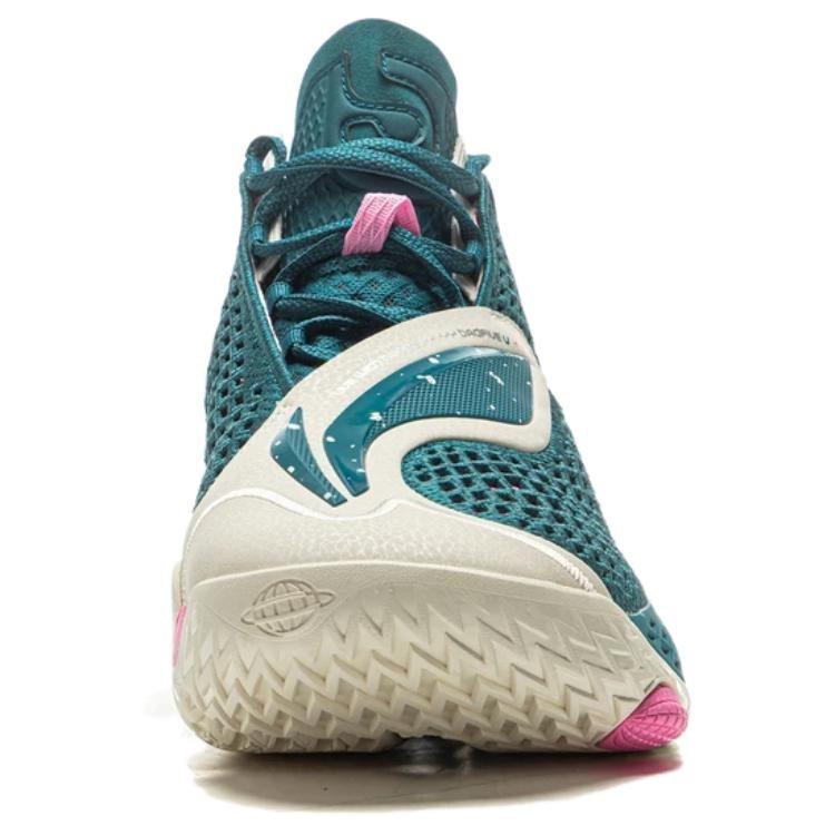 Li Ning BadFive 5 Slip Resistant, Abrasion Resistant, Breathable, Rebound Grip Mid Top Basketball Shoes Men's ABFV025-4