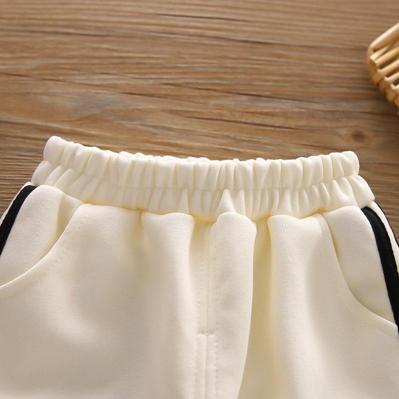 2025 Spring Unisex Kids' Trendy Hoodie & Sweatshirt Set - Cool Korean Casual Sports Style