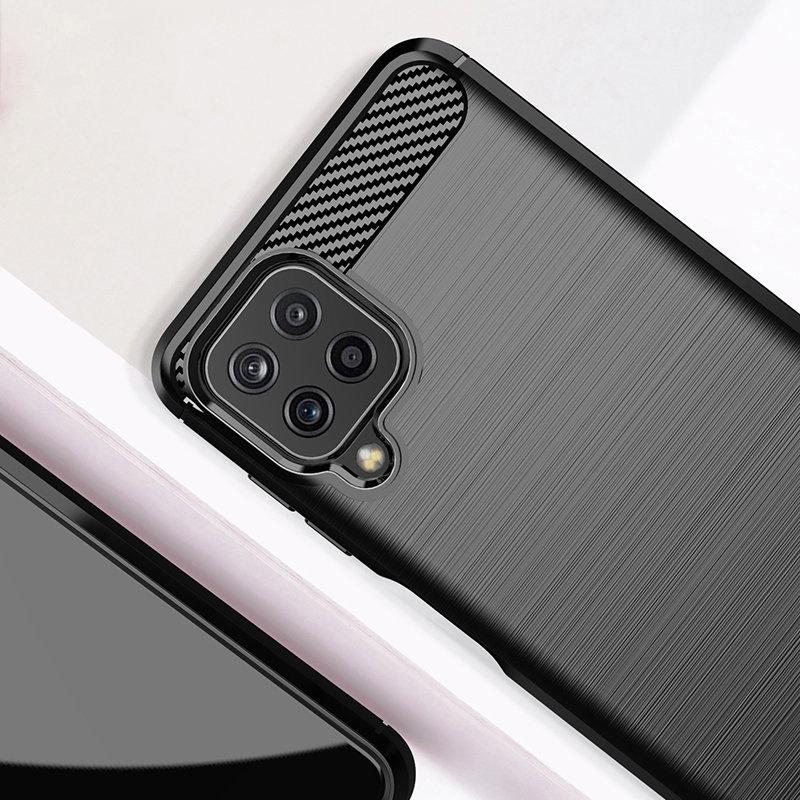 Flexible Carbon Cover for Samsung Galaxy A22 4G - Black