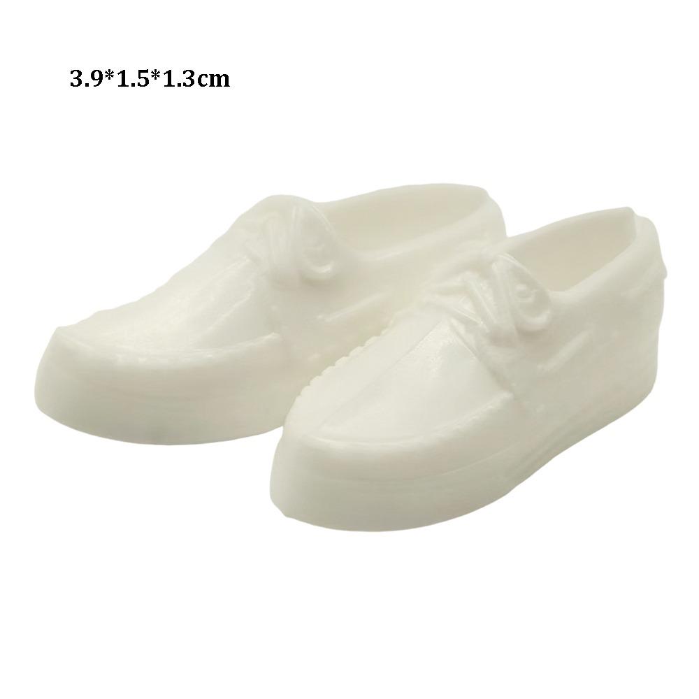 1Pair High Quality Fashion 1/6 Doll Shoes Plastic Multistyles Male Doll Boots Doll Casual Wear Shoes Fit Foot Length 2cm Dolls