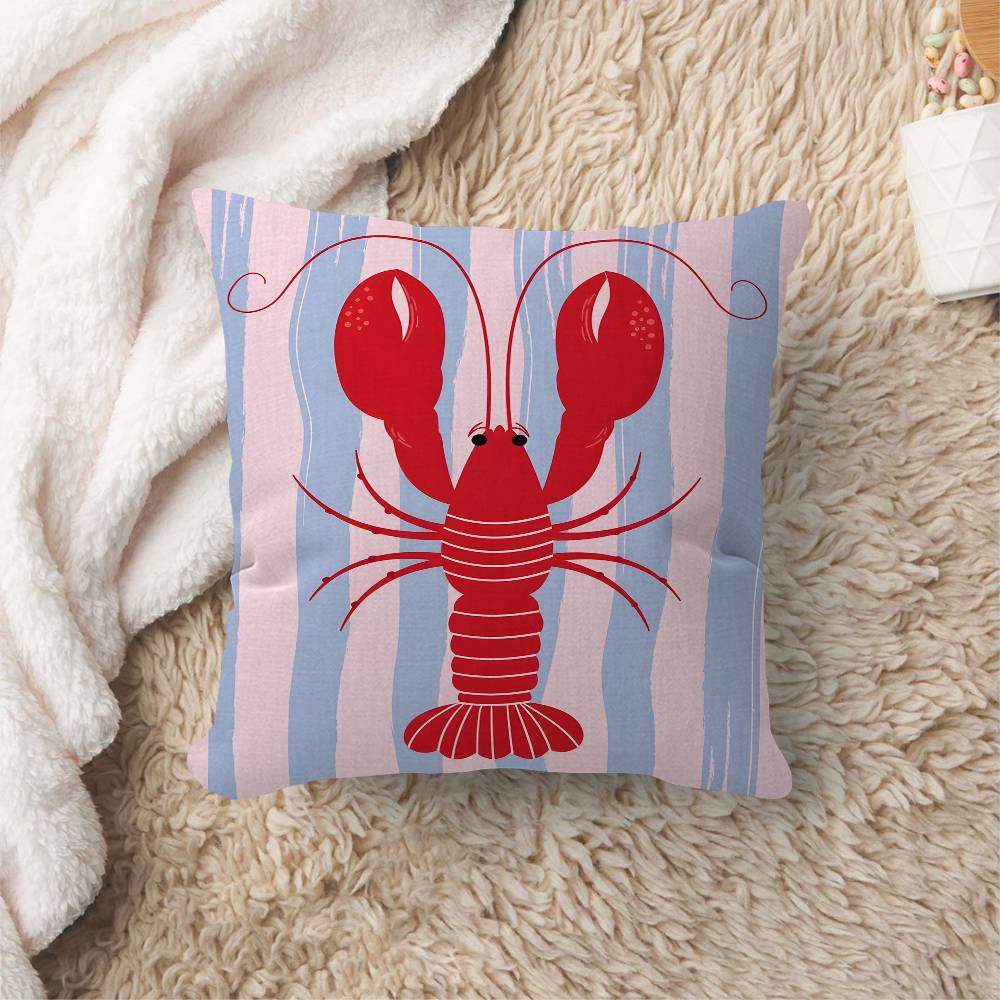 Colorful Sardine Lobster Fish Ocean Animal Pillow Anime Pillow Sofa Bed Head Pillow Cover Cushion Cover X Cm Fashion