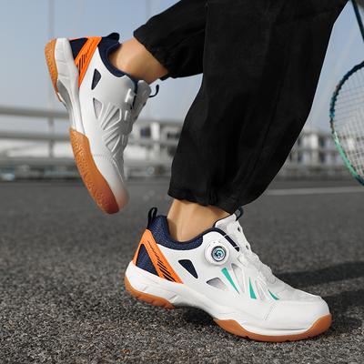 Mens Badminton Shoes Anti Slip Wear-resistant Casual Indoor Sports Table Tennis Shoes Athletic Competitions Sneakers Man