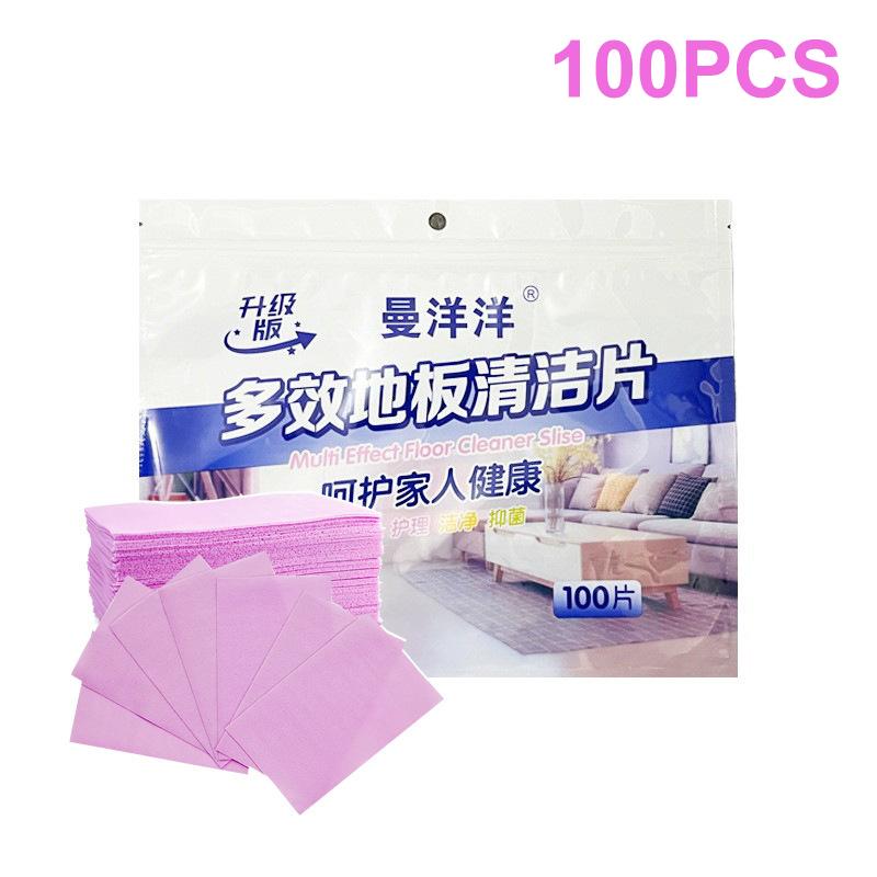 30/100Pcs Floor Cleaner Tablets Water-Soluble Sterilizing Fragrant Bathroom Kitchen Deodorant Dirt Toilet Cleaning Sheet