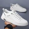 Fashion Fashion Platform Leather Casual Sneakers for Men Designer Soft-soled Men Board Shoes Spring Autumn New Light Male Sports Shoes