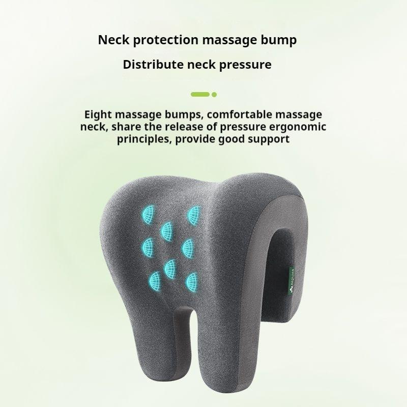 Office Chair Headrest Pillow Head Neck Shoulder Support Cushion Ergonomic Neck Rest Pillow Memory Foam Nap Sleeping Pillow