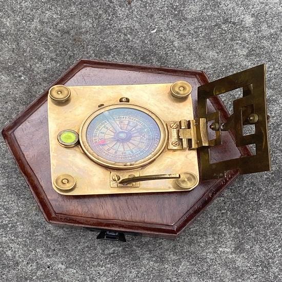 Brass Sundial Compass7.62 cm Nautical Maritime   Sun Dial Gift From United Kingdom Based Seller