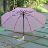 Semi Long Handle Umbrella for Rain with Ergonomic