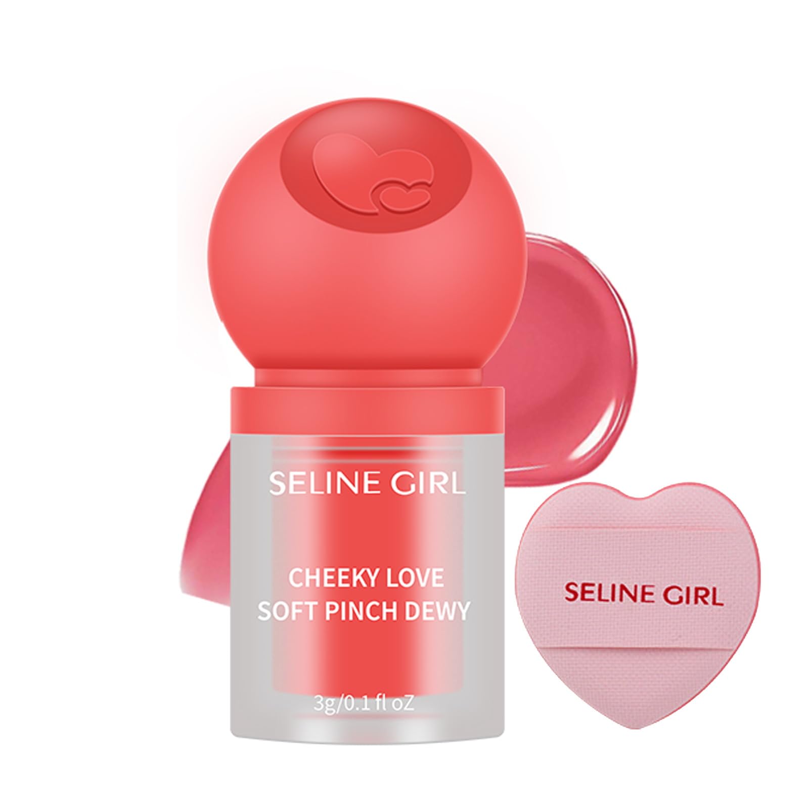 SELINE GIRL Liquid 5 A matte yet moisturizing blush that gives a natural sweat and water blush Poppy Blush, shades. flush. Lightweight, resistant,
