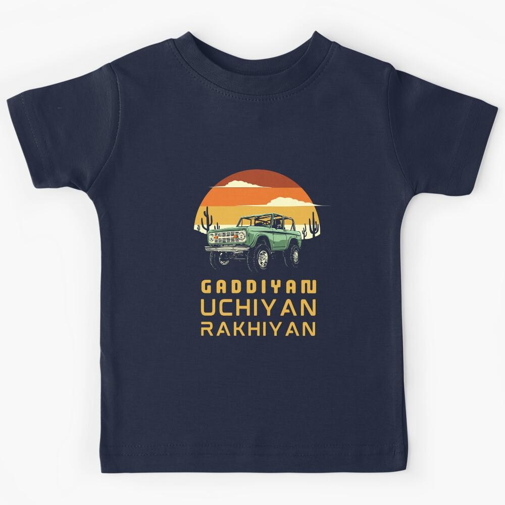 Gaddiyan Uchiyan Rakhiyan - Punjabi Music Dance Trend  Kids T-Shirt 140