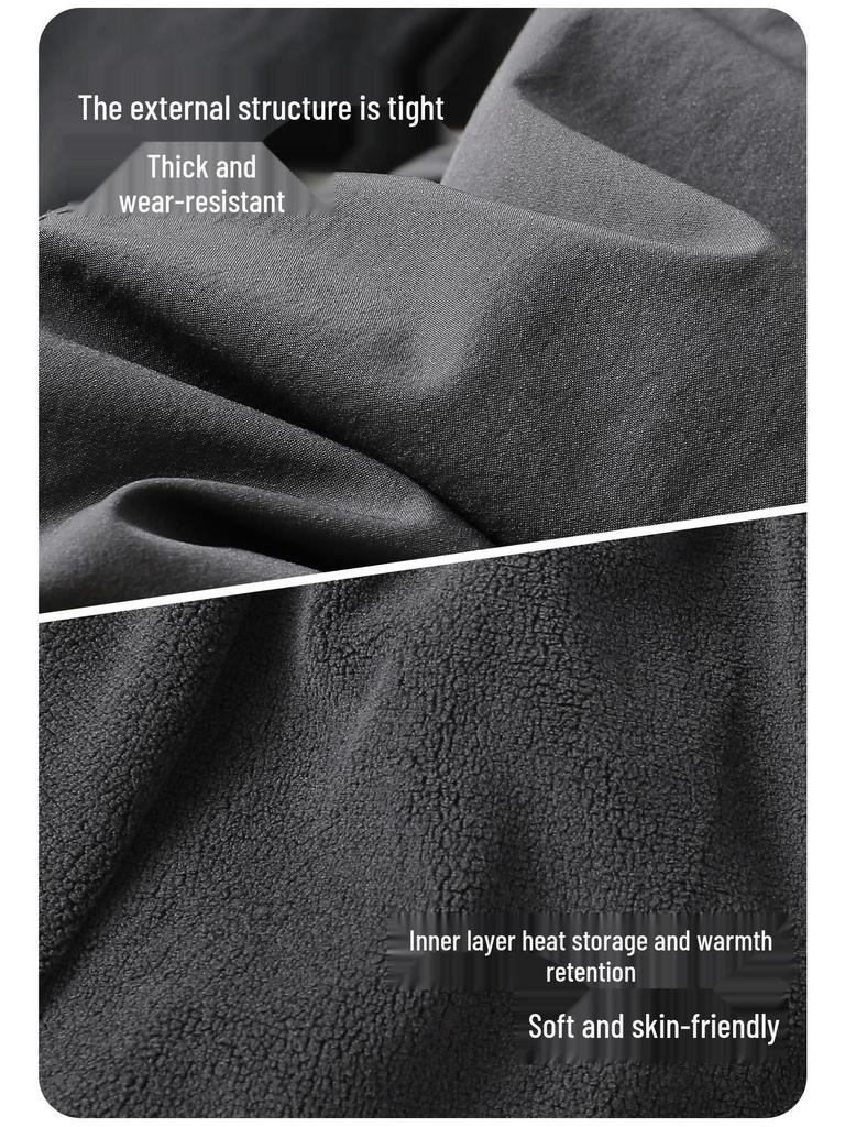 European Boy's Fleece-Lined Work Pants, Winter 2025 Children's Wear Collection